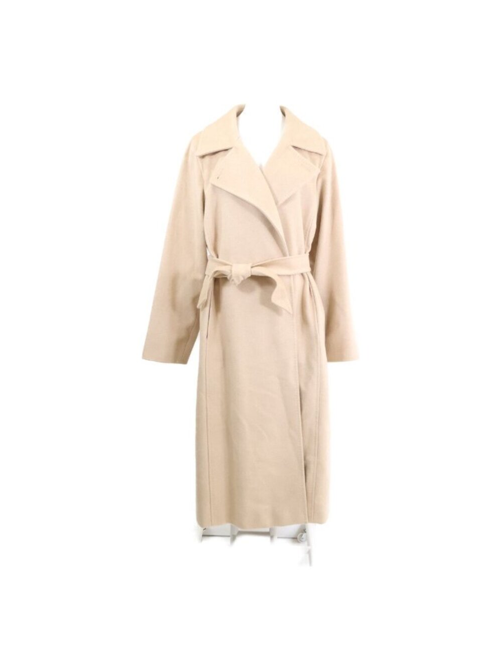 Max Mara Manuela 100% Camel with Belt Icon 44
